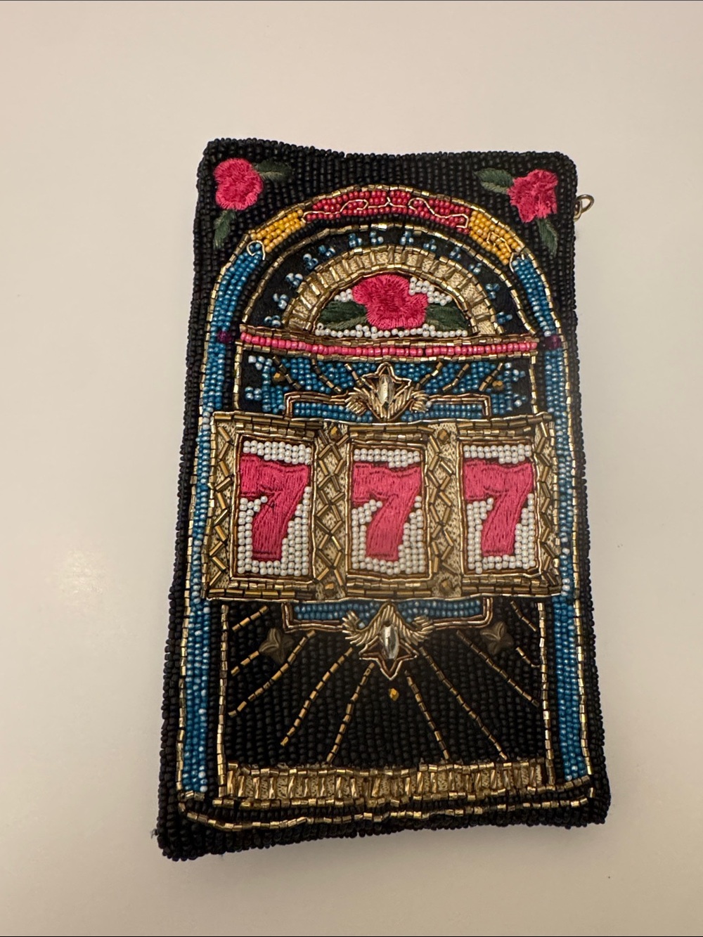Mary Frances Lucky 7 sequin purse